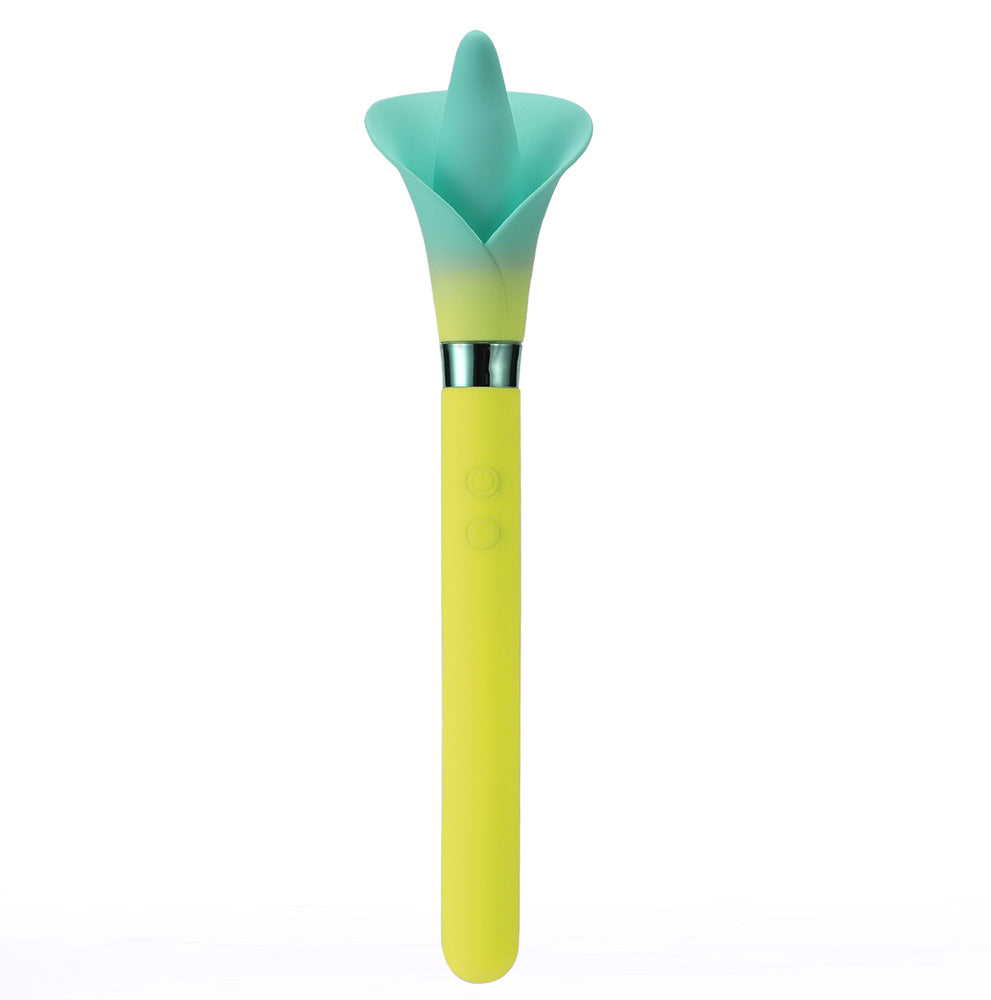 Maia VALA USB Rechargeable Flower Vibrator Yellow Personal Massagers