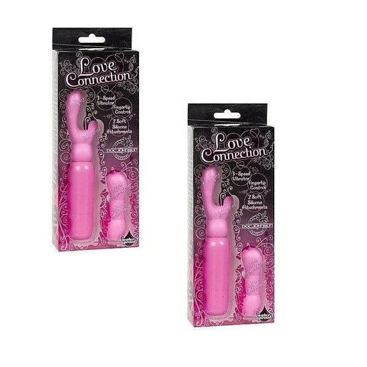 Doc Johnson Love Connection 3 Functions Finger Vibrator - Finger and Tongue Vibrators