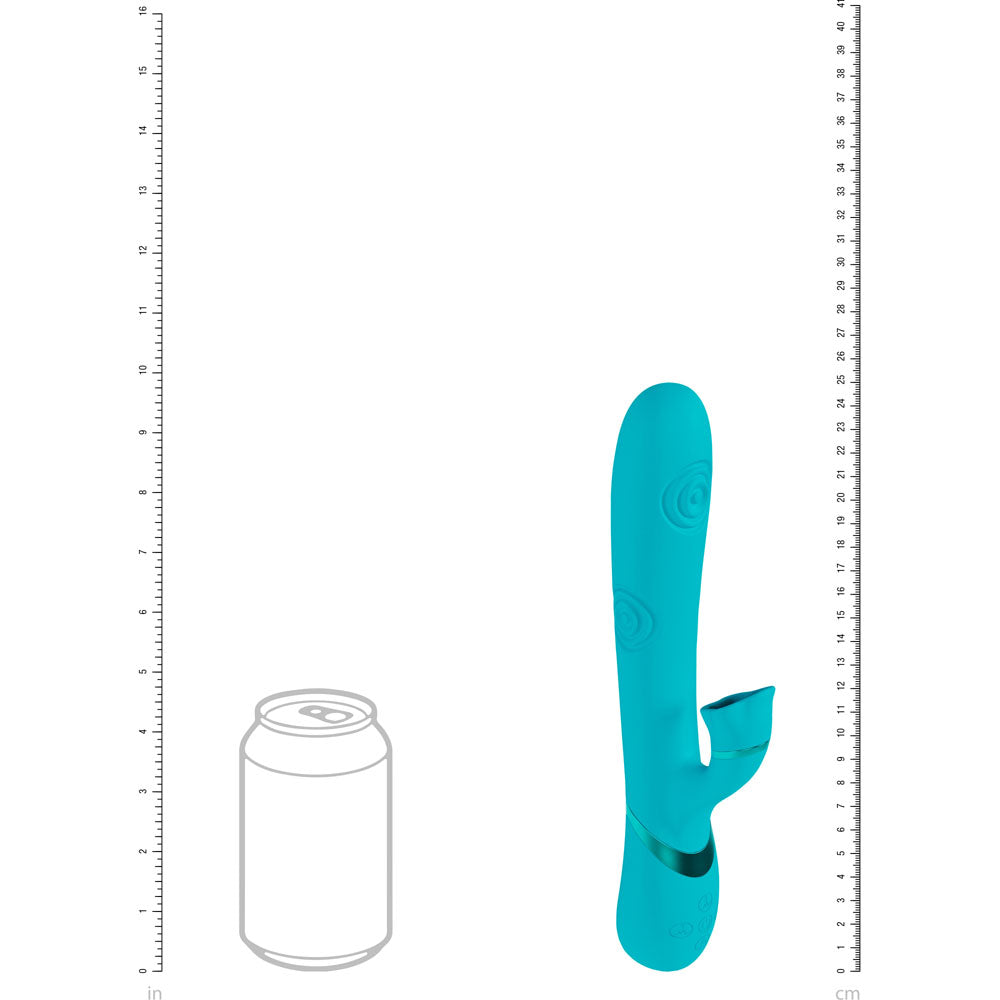 Shots Toys VIVE Fiore Tapping Rabbit Vibrator Blue Rabbit Vibrators