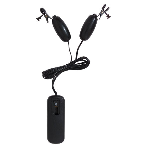 Vibrating Alligator Mini Nipple Clamps Black Nipple and Clit Clamps