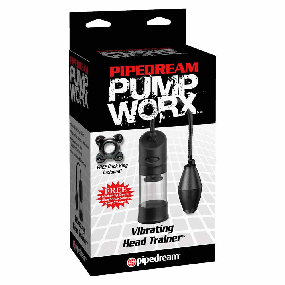 Pump Worx Mens Vibrating Cock Head Trainer Pumps, Extenders and Sleeves