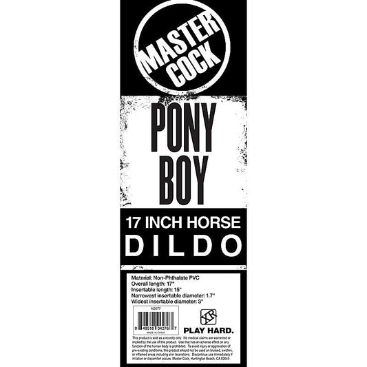 Master Series Equine Delight - 17-Inch Horse Dildo - Non-Realistic Dildos