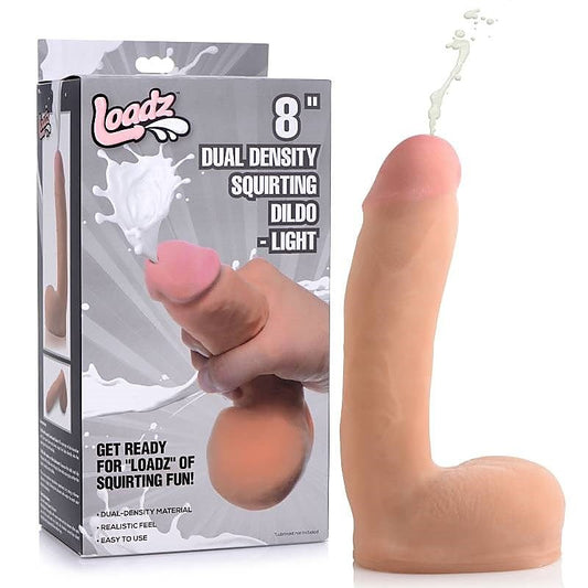 Loadz 8" Squirting Dildo - Authentic Intimate Delight
