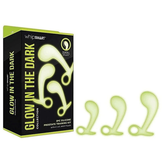WhipSmart Luminous Prostate Pleasure Set - 3-Piece Kit - Prostate Toys