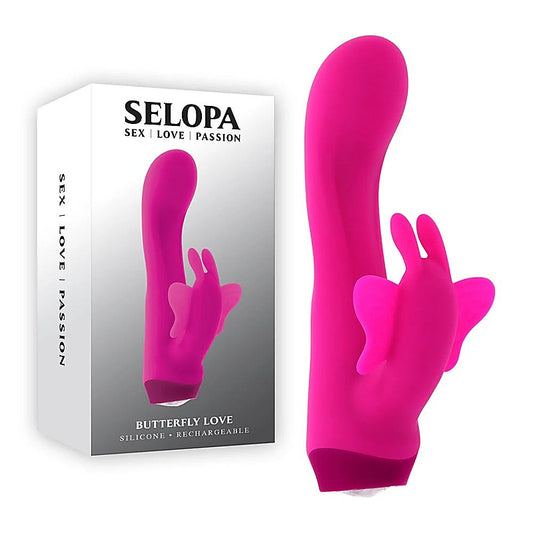 Butterfly Love Rechargeable Vibrator by Evolved - Rabbit Vibrators