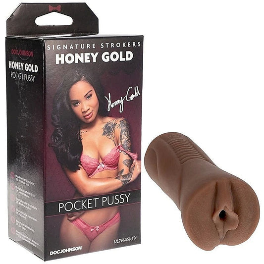 Honey Gold UltraSkyn Pocket Pussy - Masturbators and Strokers