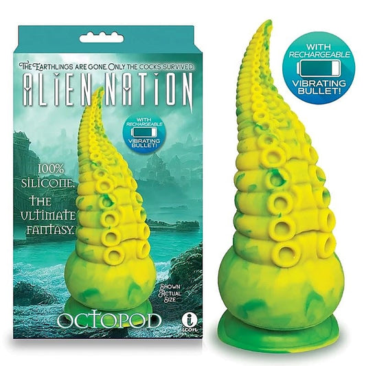 Alien Nation Octopod - Rechargeable Cosmic Pleasure - Vibrating Dildos
