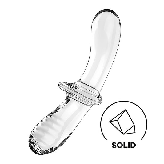 Satisfyer Double Crystal Anal and Vaginal Glass Dildo
