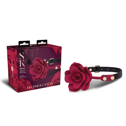 Secret Kisses Rosegasm Bloom Silicone Gag - Bondage Gags and Bits