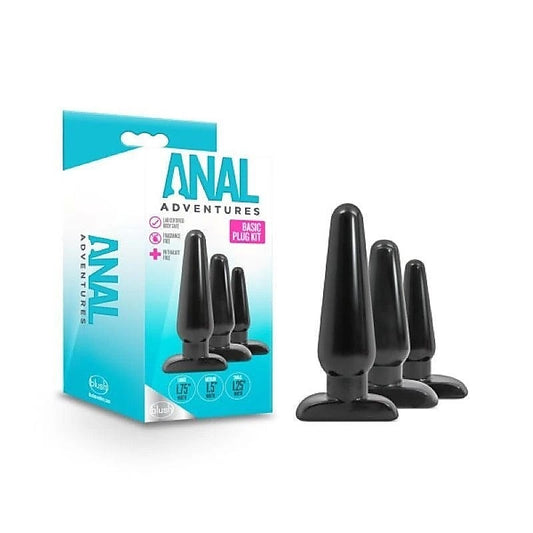 Anal Adventures - Discover Intimate Pleasures with Basic Plug Set - Butt Plugs