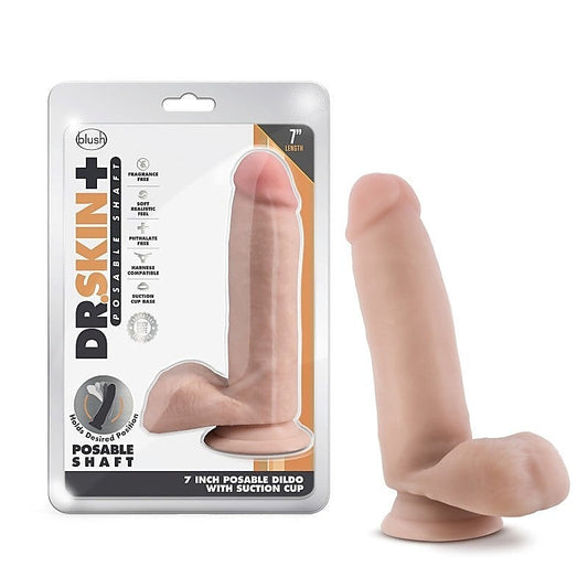 Dr. Skin Plus 7 Inch Poseable Dildo - Realistic Dildos
