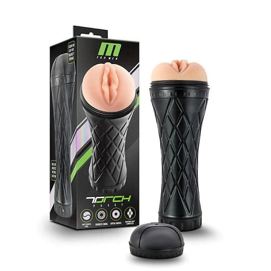 Blush Novelties Torch-M Self-Lubing Pussy Stroker - Masturbators and Strokers