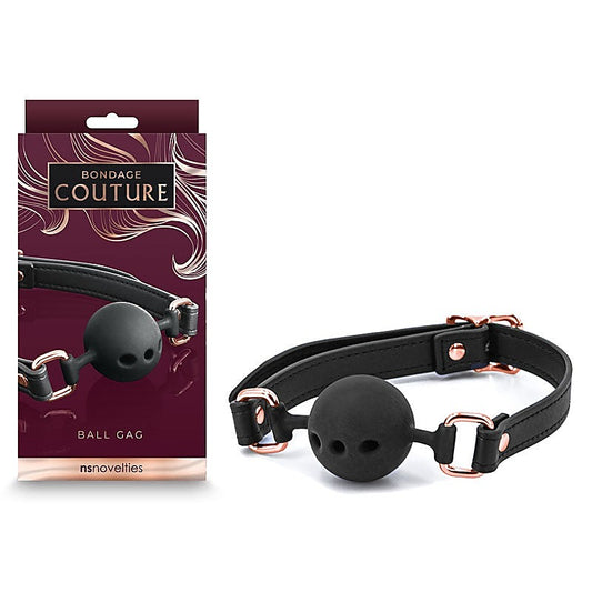 Bondage Couture Ball Gag by NS Novelties - Bondage Gags and Bits