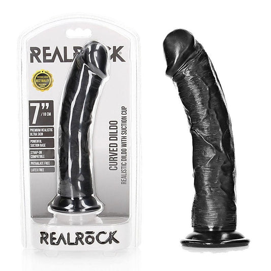 REALROCK Realistic Curved Dildo 18 cm
