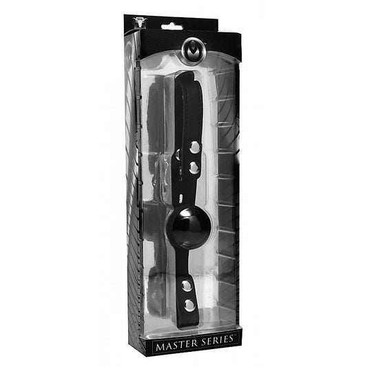 Premium Hush Locking Silicone Comfort Ball Gag by XR Brands - Bondage Gags and Bits