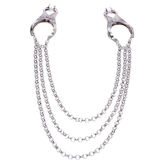 Affix Triple Chain Nipple Clamps - Nipple and Clit Clamps