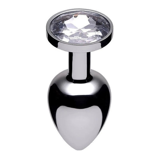 Lucent Jewel Accented Anal Plug - Butt Plugs