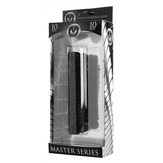 Karada Black Bondage Rope by XR Brands - Cuffs and Restraints