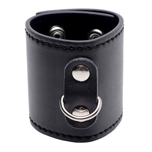 Strict Ball Stretcher with D-Cock Ring by XR Brands - Cock Rings