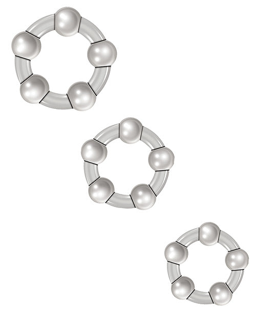 Zero Tolerance Three Amigos Stretchy Cock Ring Set Cock Ring Sets