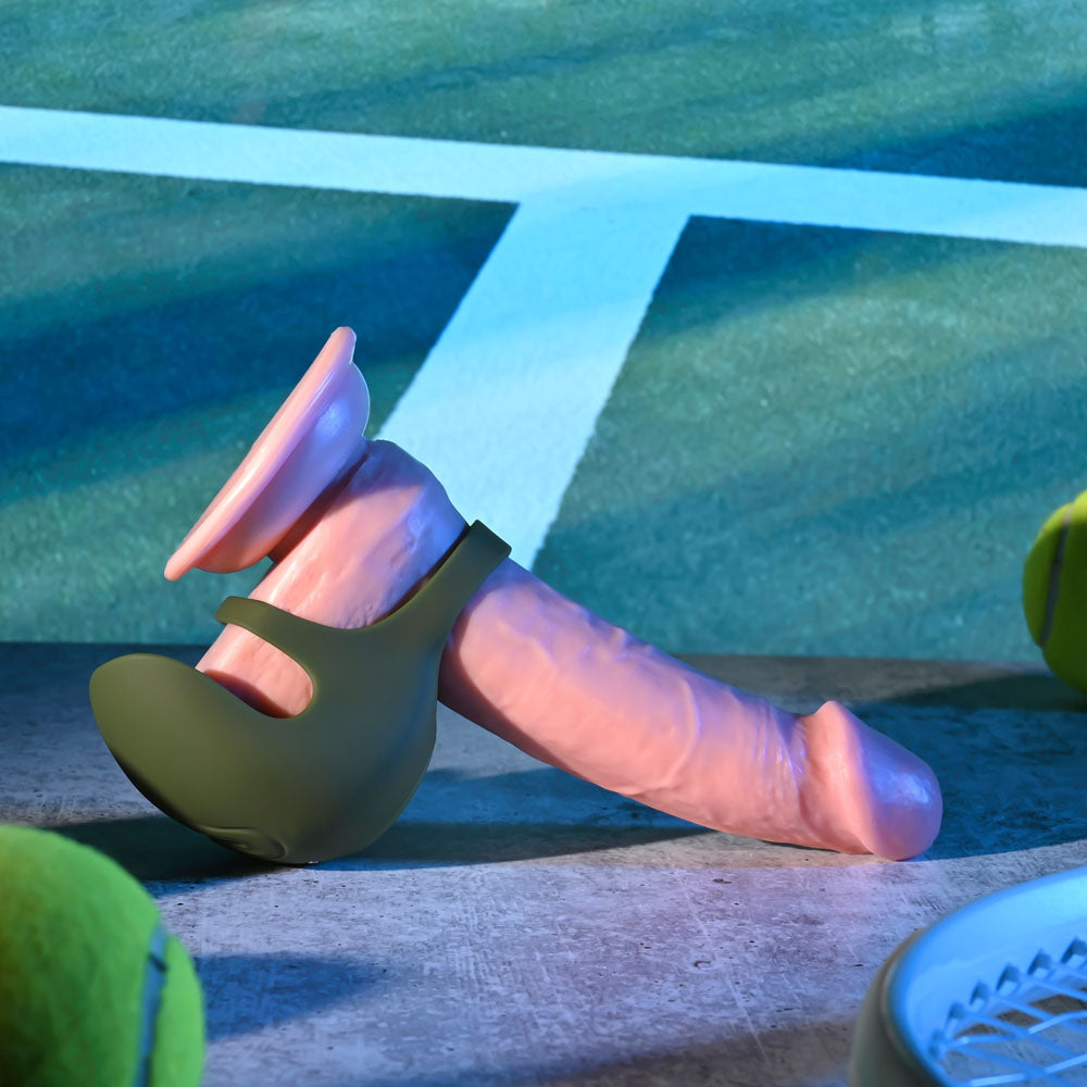 Zero Tolerance NUTTY BUDDY Vibrating Cock Ring Olive Green Vibrating Cock Rings