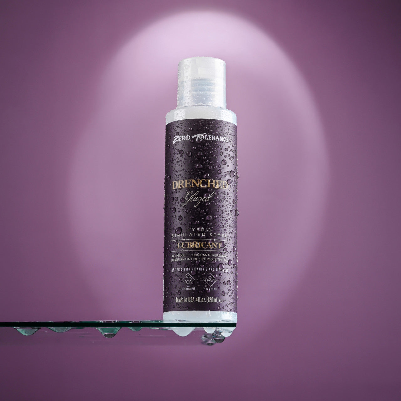Zero Tolerance DRENCHED GLAZED Hybrid Adult Lubricant 120ml Massage Oils and Lubricants