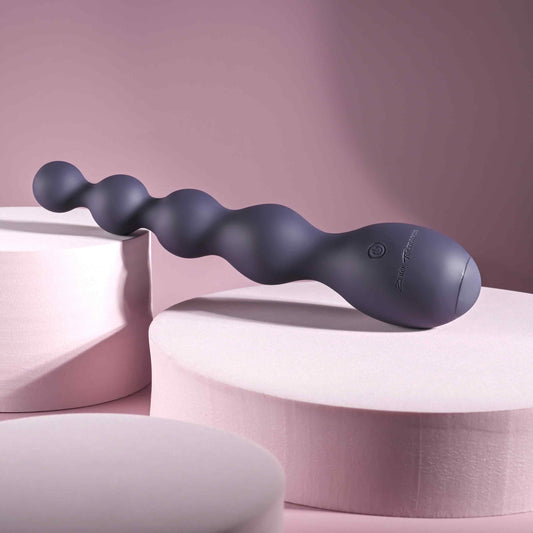 Zero Tolerance Rumpy Bumpy Vibrating Anal Bead Purple Anal Beads and Balls