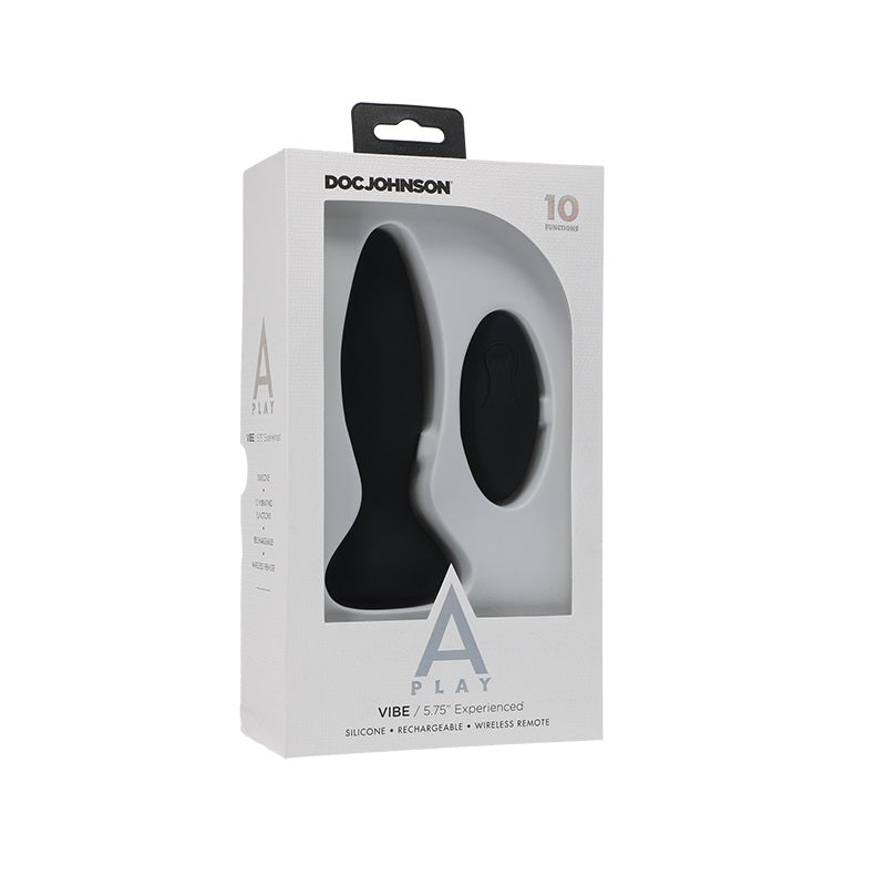 A-Play Experienced Vibrating Silicone Anal Plug - Butt Plugs