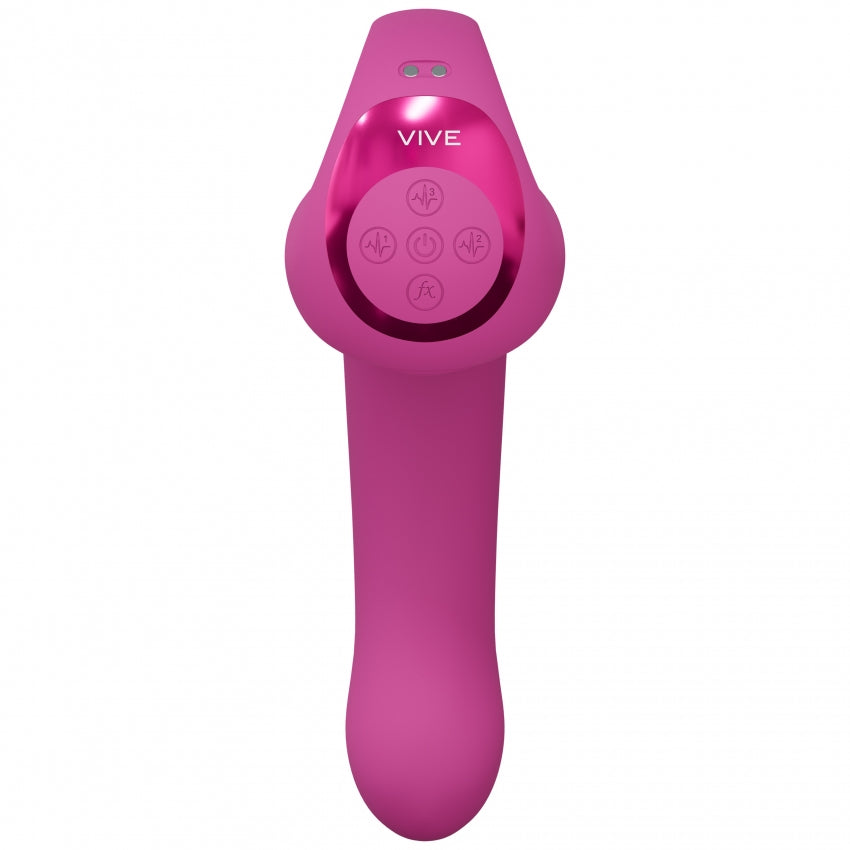 Shots Vive Riko Triple Thumper with Finger Motion G Spot Vibe - G-Spot Vibrators