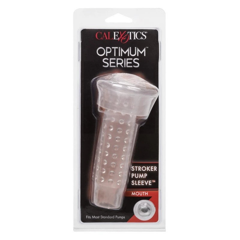 CalExotics Optimum Series Stroker Pump Sleeve Mouth Pumps, Extenders and Sleeves