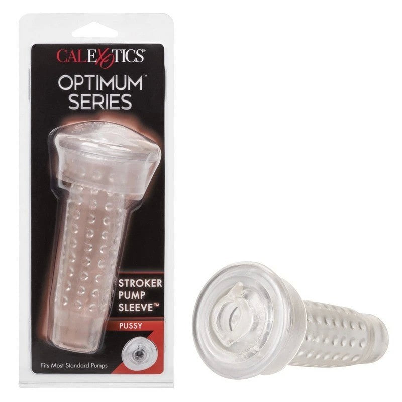CalExotics Optimum Series Stroker Pump Sleeve Pussy Pumps, Extenders and Sleeves