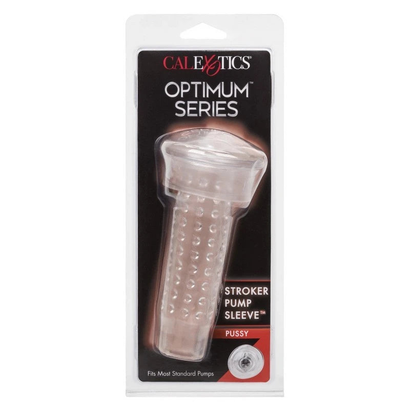 CalExotics Optimum Series Stroker Pump Sleeve Pussy Pumps, Extenders and Sleeves