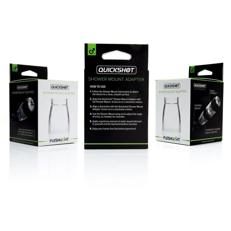 Fleshlight Quickshot Shower Mount Male Masturbator Adapter Masturbators and Strokers