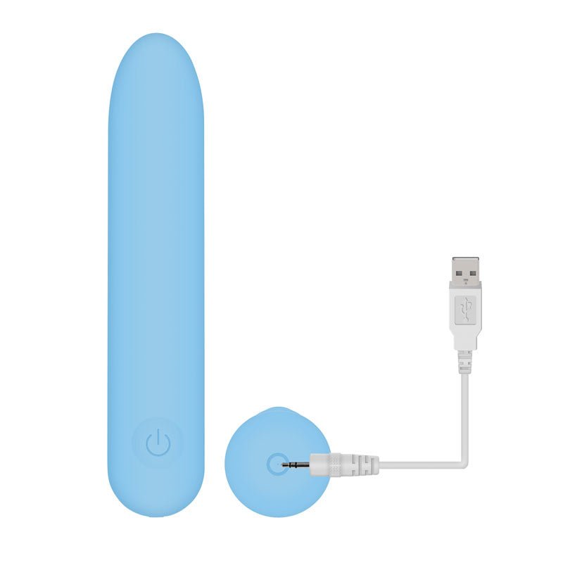 Adam and Eve Eve's Silky Sensations Rechargeable Bullet Vibrator Blue Bullet Vibrators