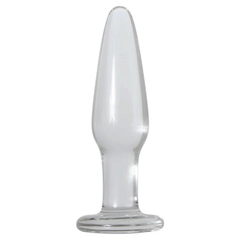 Adam and Eve Glass Anal Training Trio Butt Plugs Set of 3 Sizes Clear Butt Plugs