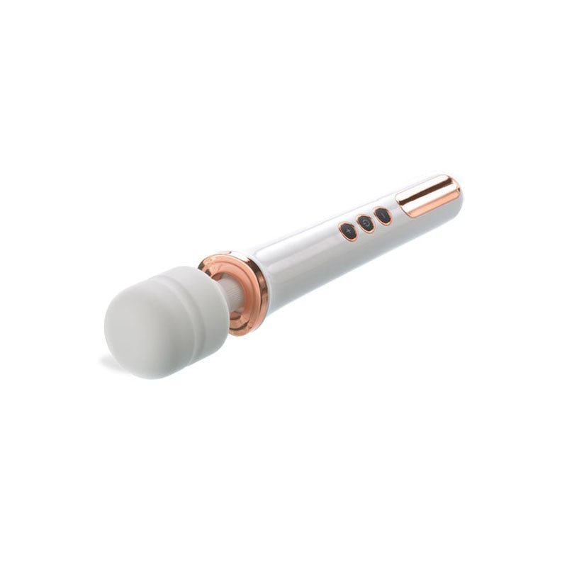 Adam and Eve USB Rechargeable Magic Body Wand Massager Rose Gold/White Body Wands