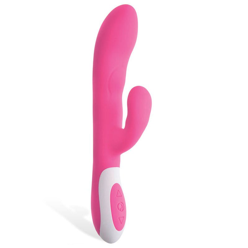 Adam and Eve The Warming Rechargeable Warming G Spot Rabbit Vibrator Pink Rabbit Vibrators