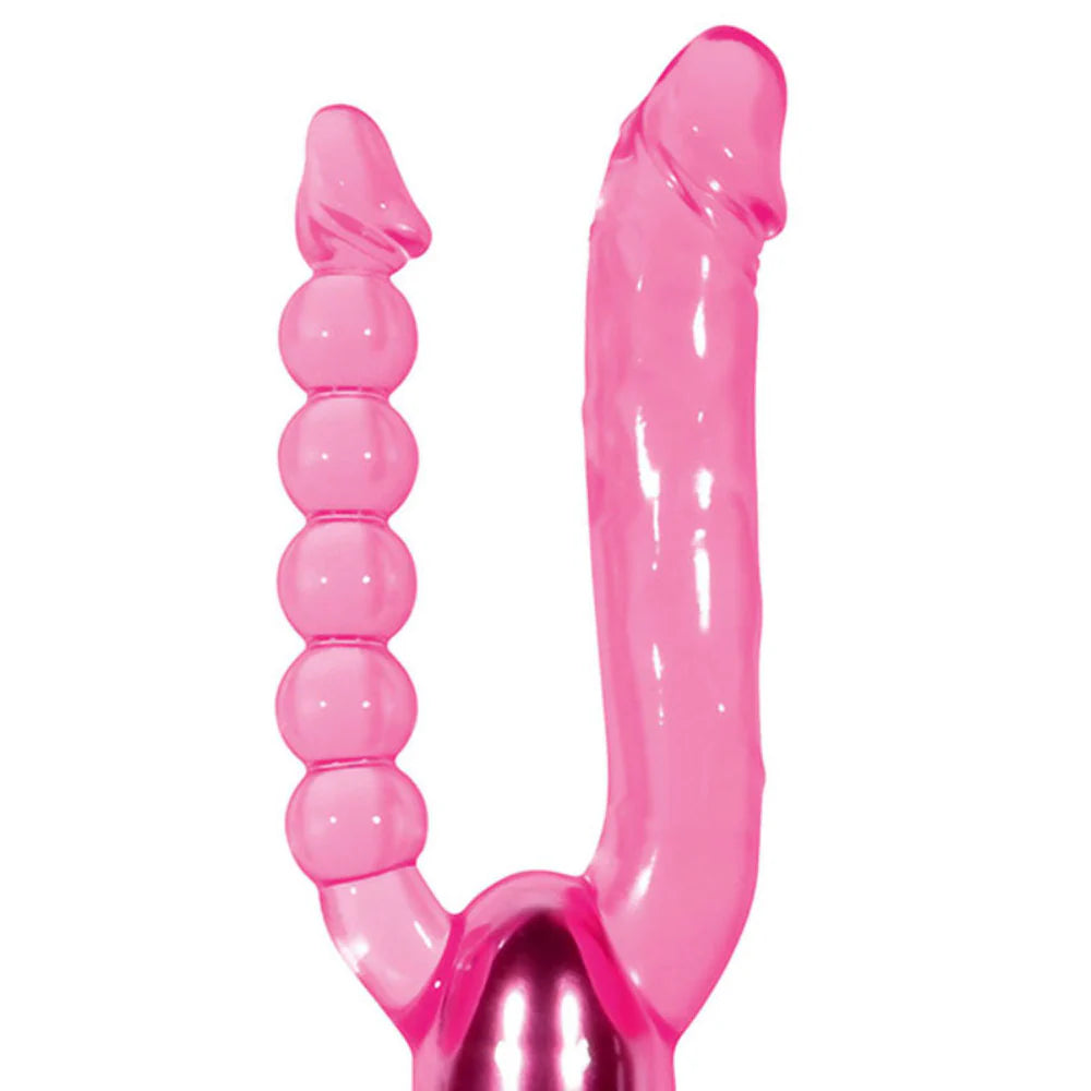 Adam & Eve's Dual Delight Vibrator - Versatile Pleasure Anal Beads and Balls