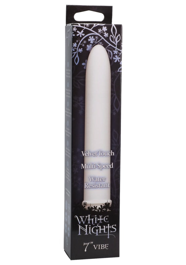 Doc Johnson White Nights Velvet Touch Bullet Vibrator Bullet Vibrators