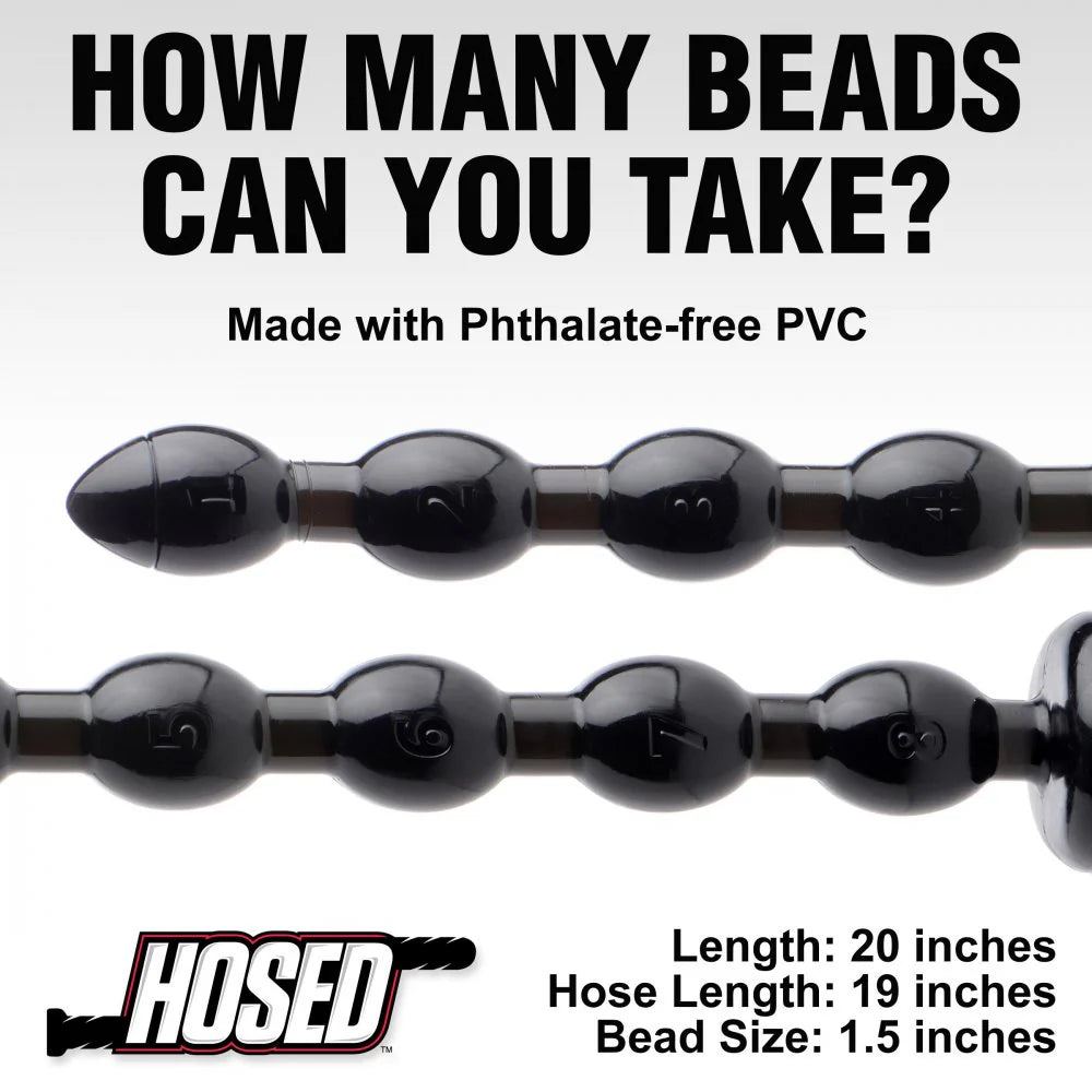 Hosed 19 Inches Beaded Textured Anal Snake Beads Anal Beads and Balls