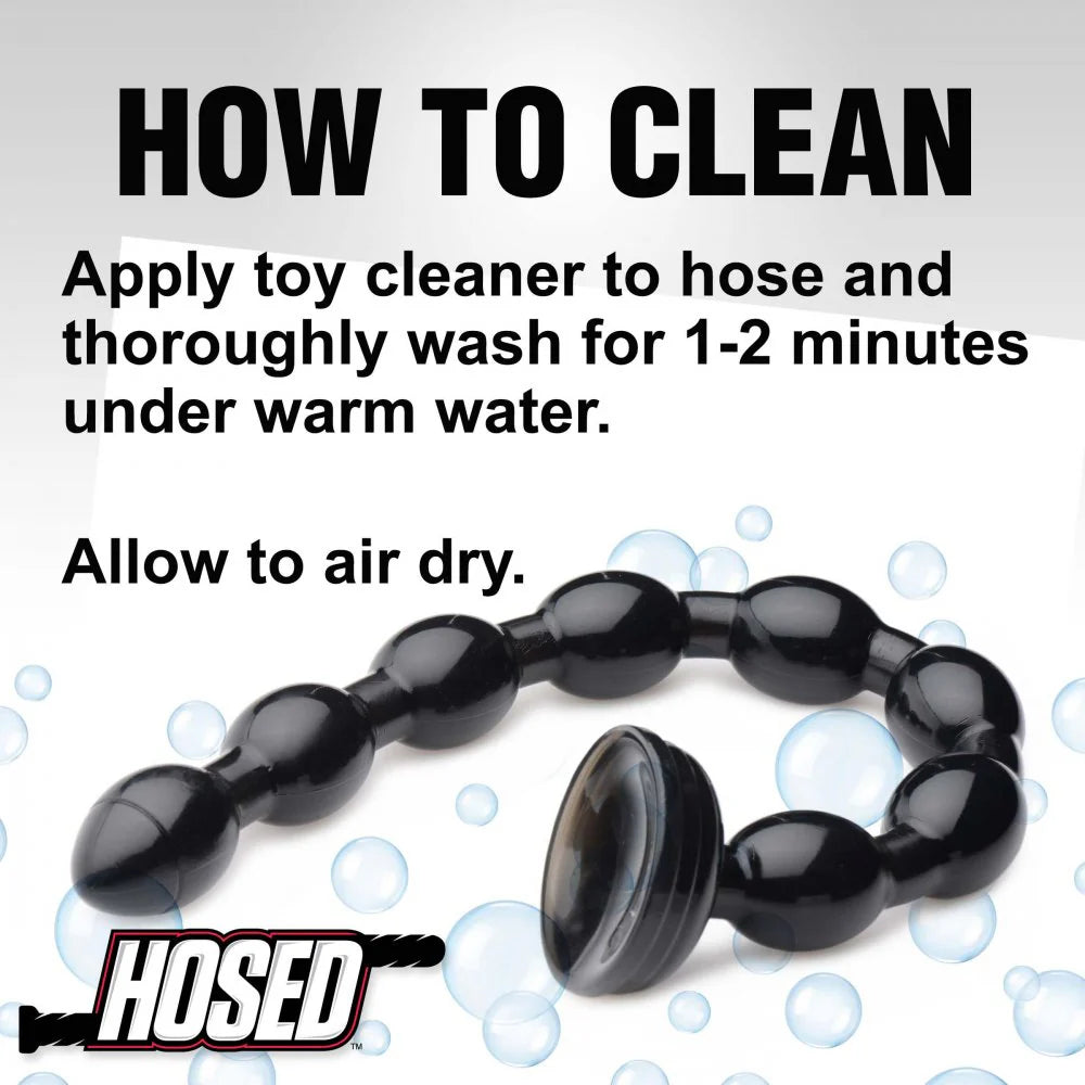 Hosed 19 Inches Beaded Textured Anal Snake Beads Anal Beads and Balls