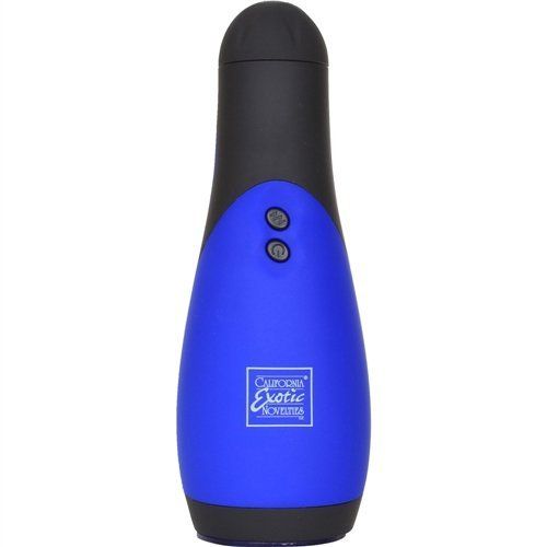 Apollo Power Vibrating Male Stroker Blue Masturbators and Strokers