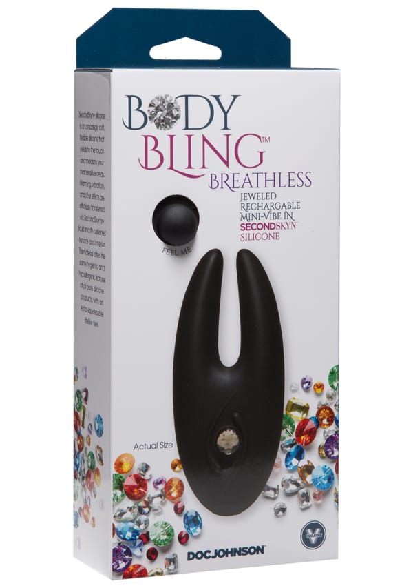 Doc Johnson Body Bling Breathless 8 Functions Mini Vibe Mini & Slim Vibrators