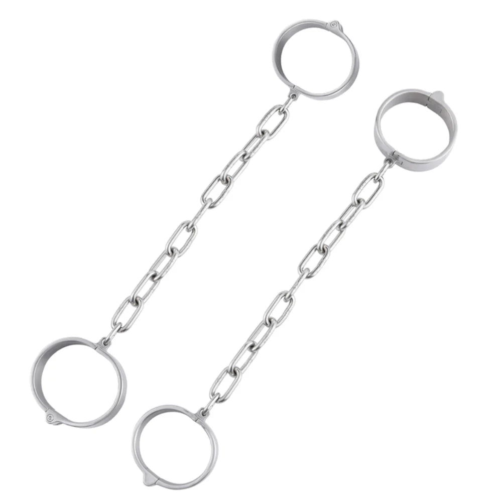 Allen Key 3 Cm Height Cuffs Male Ankle Cuffs Steel Sex Toys