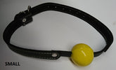 Amour Bondage Gag & Yellow Rubber Ball Bondage Gags and Bits