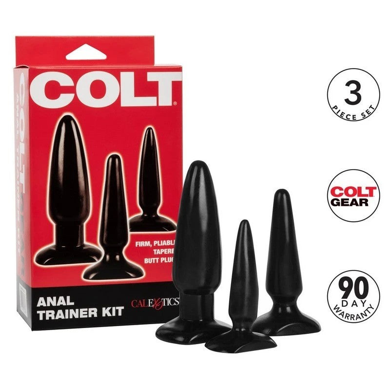 Colt Three Sizes Anal Plugs Trainer Kits Prostate Toys