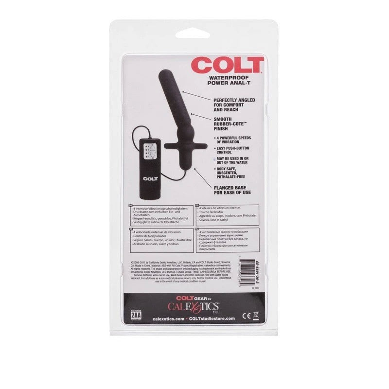 Colt Waterproof Power Anal-T Vibrating Plug Prostate Toys