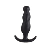 Smiling 4.5 Inch Silicone Butt Plug Black Butt Plugs