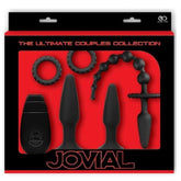 Jovial 5 Piece Anal Kit With Vibrating Butt Plug Butt Plugs