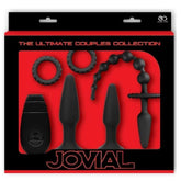 Jovial 5 Piece Anal Kit With Vibrating Butt Plug Butt Plugs